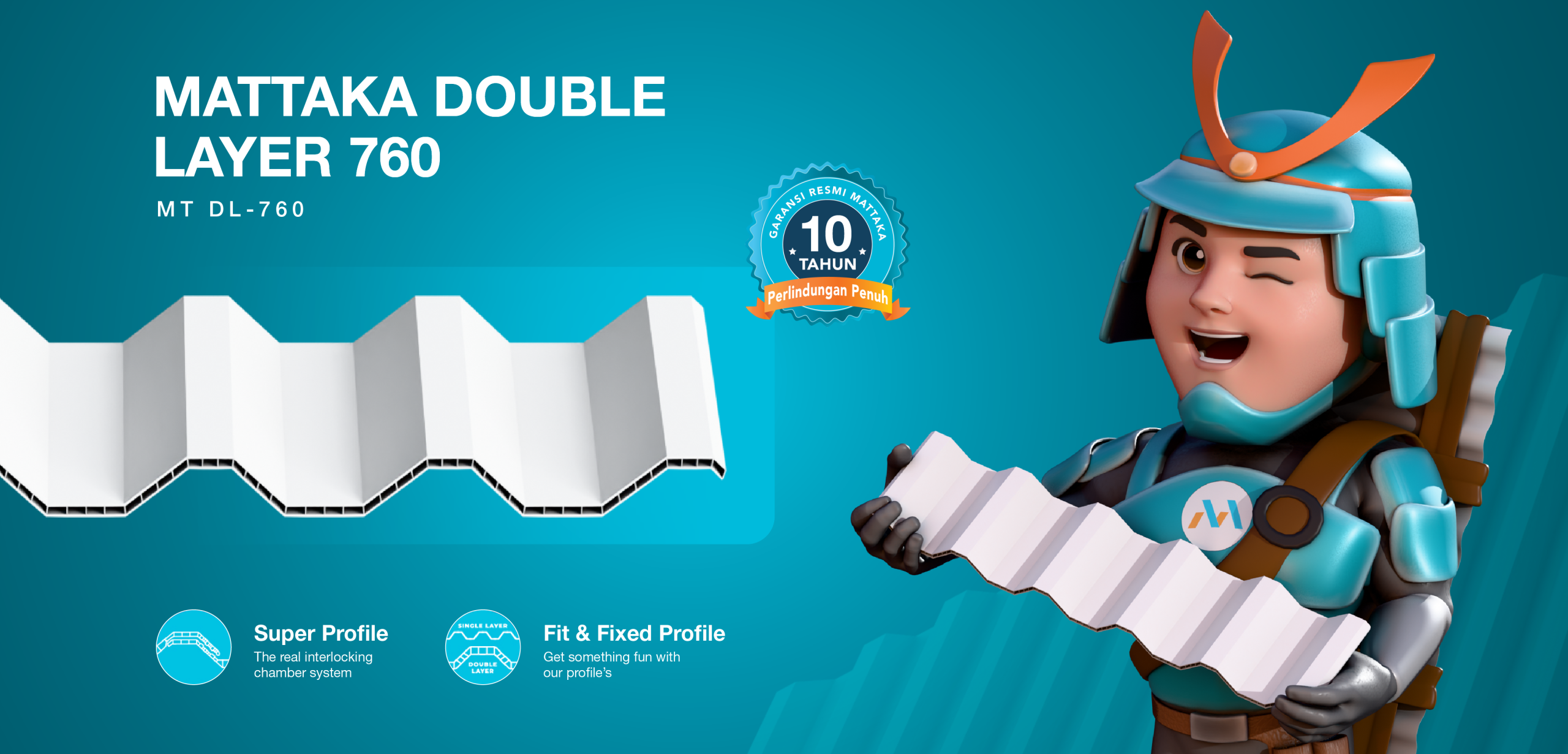 atap double layer mattaka